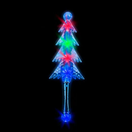 Multicolored Flashing Wand Christmas Tree