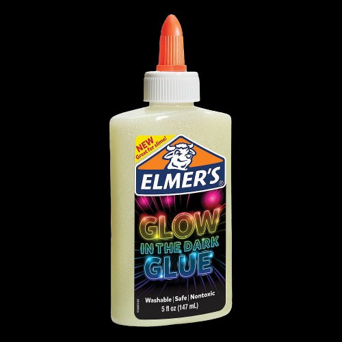 Elmer's Glow-in-the-dark Liquid Glue, Washable, Natural, 9 oz 