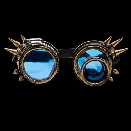 Steampunk Light Up Spectacles Magnifier Goggles Masquerade