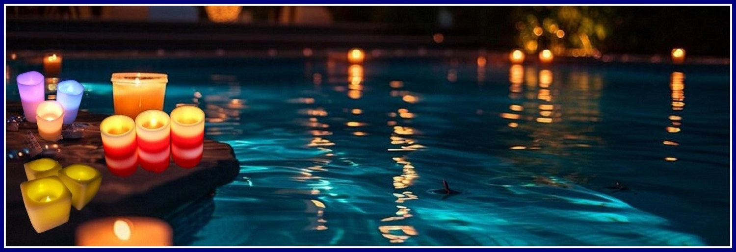 Why LED Candle Lights Are Perfect For Pool Parties?