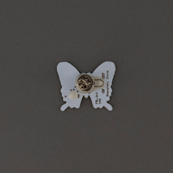 Mood Butterfly Flashing Body Light Lapel Pins