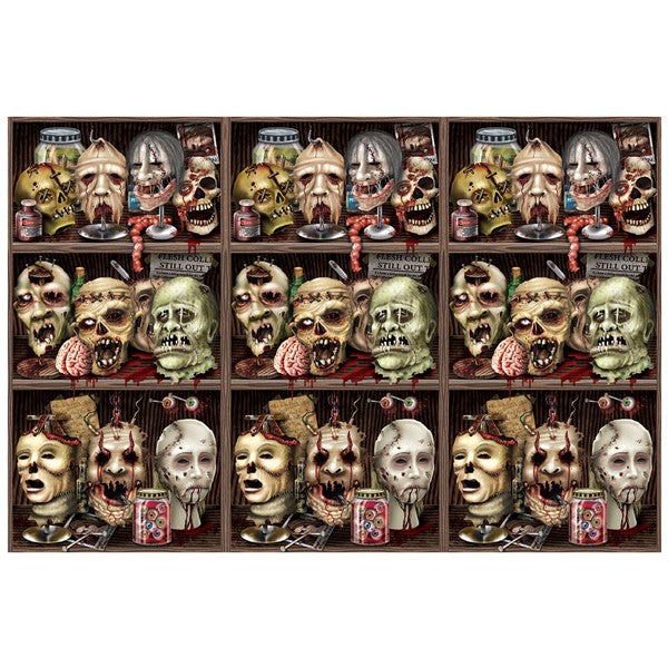 Scary Heads 30' Backdrop