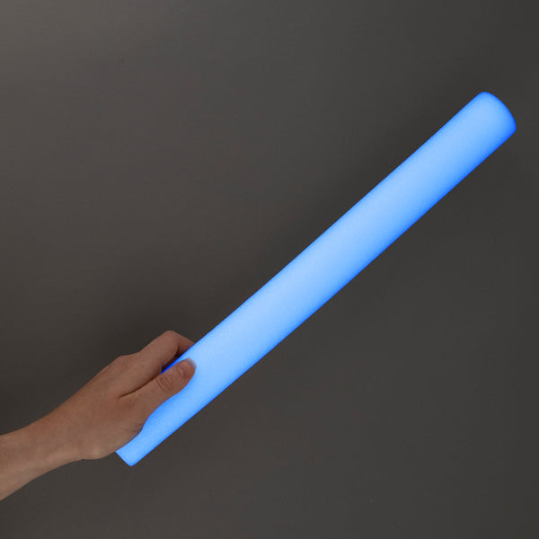 Blue LED Light Up Flashing Foam Stick Baton