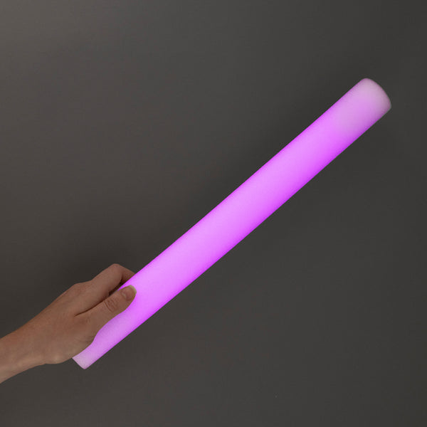 Pink LED Light Up Flashing Foam Stick Baton