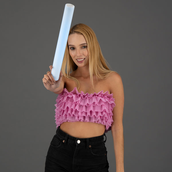 White LED Light Up Flashing Foam Stick Baton