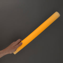 LED Light Up Flashing 18 Inch Orange Foam Stick Baton