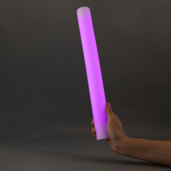 LED Light Up Flashing Pink Foam Stick