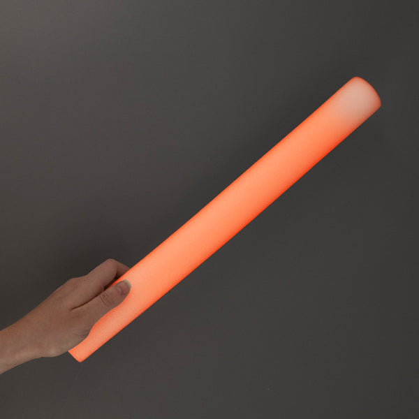 LED Light Up Flashing 18 Inch Red Foam Stick Baton