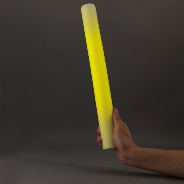 Yellow LED Light Up Flashing Foam Stick