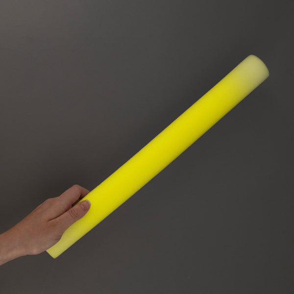 LED Light Up Flashing Yellow Foam Stick