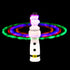 7.5" Light-Up Snowman Spinning Orbit Wand