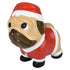 3" Christmas Squish Pug