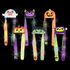 Light-Up Halloween Plush Hoodie Scarf Assortment - 24 Hoodies Per Pack