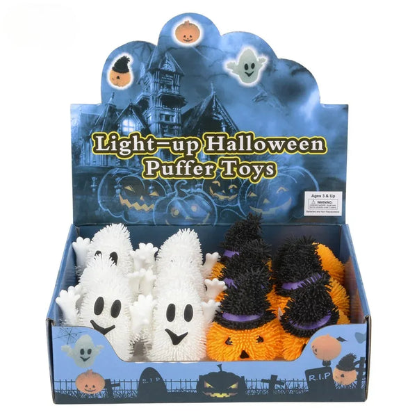 LED Light-Up Halloween Puffer Toys