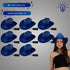 Blue LED Flashing EL Wire Sequin Cowboy Party Hat - Pack of 24 Hats