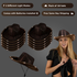 LED Light Up Flashing Sequin Brown Cowboy Hat - Pack of 18 Hats