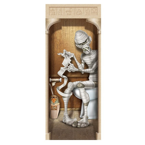 Mummy Bathroom Door Cover