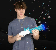 Light Up Bubble Machine Gun