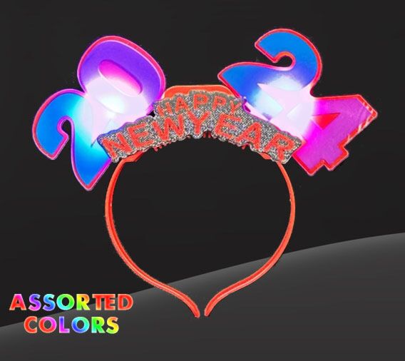 2024 Light Up New Year Headband