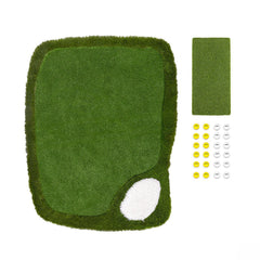 Gosports giant 5' floating island golf green with 24 floating foam balls and hitting mat