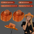 LED Light Up Flashing Sequin Orange Cowboy Hat - Pack of 36 Hats