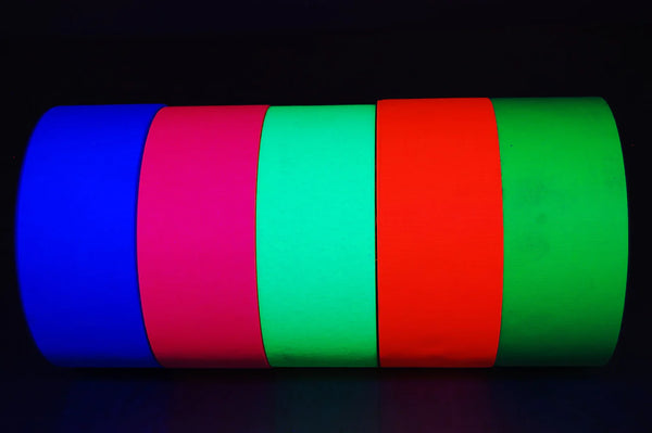 2 Inch Uv Blacklight Reactive Fluorescent Gaffer Tape 6 Yards Long 0869