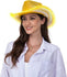 Light Up EL Wire Gold Iridescent Holographic Space Cowboy Cowgirl Hat