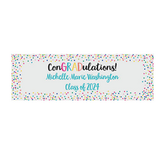 ConGRADulations Graduation Custom Banner - Large