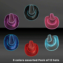 120 Pack of 18 Multi Color Foam Baton LED Light Sticks - Multicolor Color Changing 3 Model Flashing