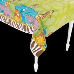 Zoo Adventure Plastic Tablecloth