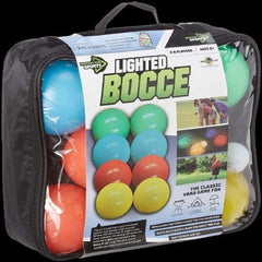 Water Sports Lighted Bocce Ball Set, Outdoor Glow In The Dark Game
