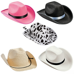 Adult City Western Cowboy Hats Assortment