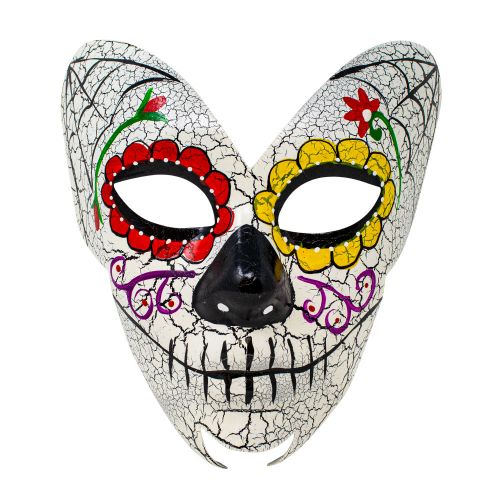 Butterfly Day of the Dead Stitch Mouth Mask