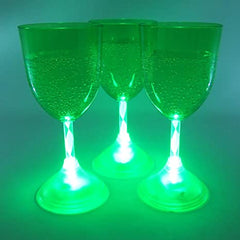 Custom 10oz Acrylic Wine Glasses w/ LED Light