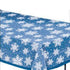 Snowflake Clear Overlay Table Cover