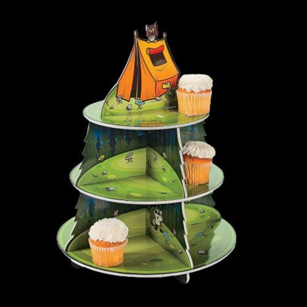 Camp Adventure Cupcake Stand