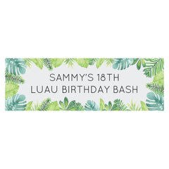 Tropical Custom Banner - Medium