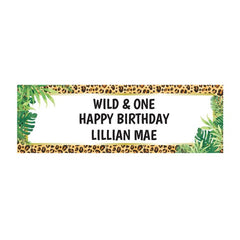 Sophisticated Safari Custom Banner - Small