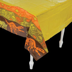 Dino Dig Plastic Tablecloth