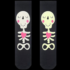 Adult Glow-in-the-Dark Skeleton Crew Socks