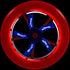 Patriotic Red, White & Blue Glow Stick Flying Disc | PartyGlowz