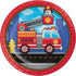 Firetruck Party Dinner Plates