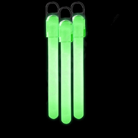 10 Inch Glow Sticks with Ground Stakes - Pack of 12