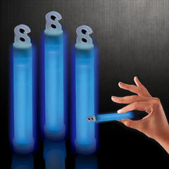 15 Inch Premium Blue Big Glow Sticks - Pack of 5