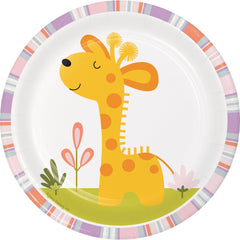 Giraffe Party Dessert Plates