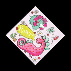 Girl Dinosaur Luncheon Napkins