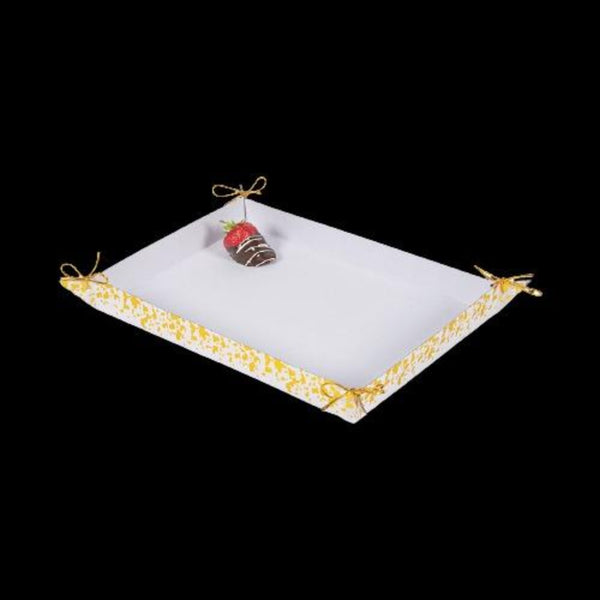 Large Gold Foil Trim Treat Trays