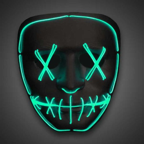 LED EL Wire Green Purge Mask Wholesale | PartyGlowz.com