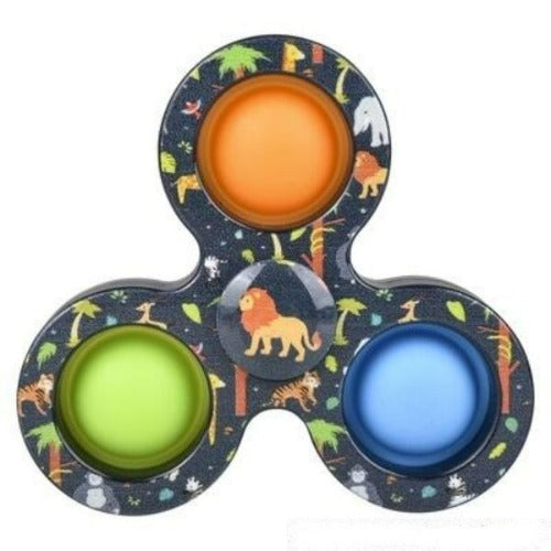 3.33 Zoo Bubble Popper Spinner