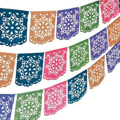 Flower Cutout Vinyl Pennant Banner